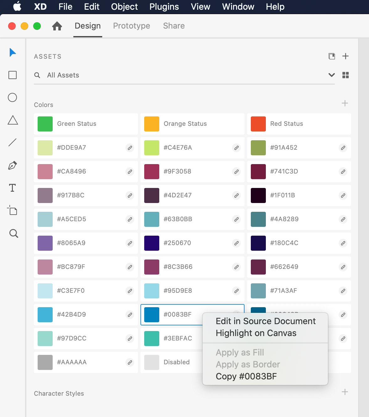 Solved Removing linked color assets from a cloud document Adobe